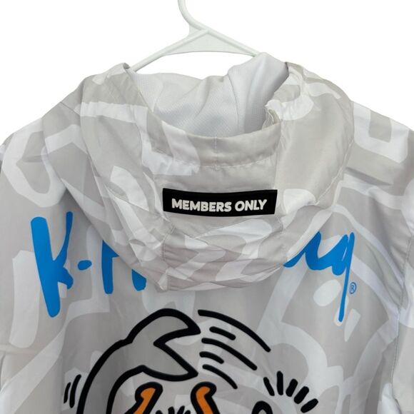 NWT Members Only x Keith Haring Windbreaker Jacket Sz XL - Picture 4 of 15